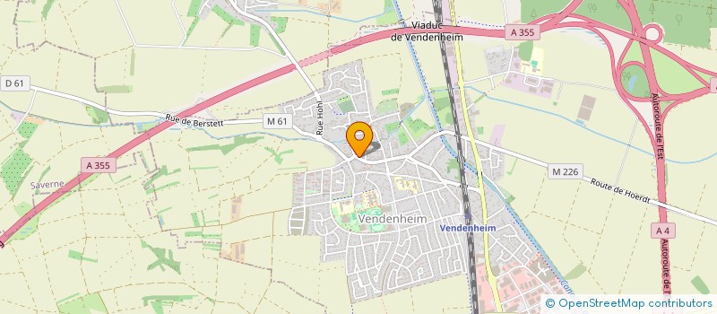 localisation de l'entreprise ESPACE PLAFOND à ECKWERSHEIM