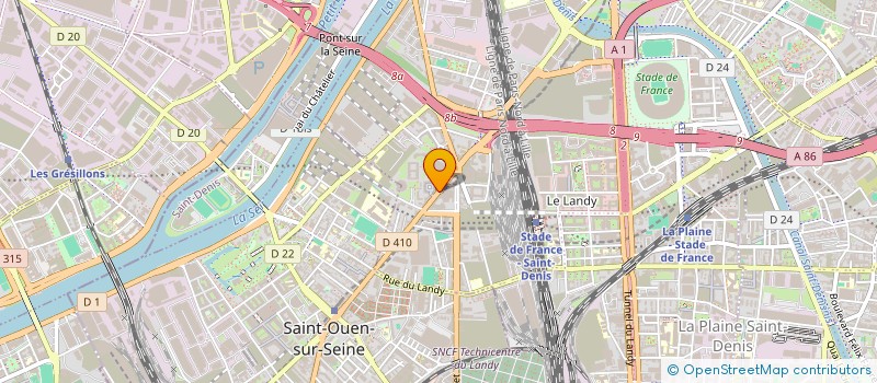 localisation de l'entreprise ESPACE PLEYEL à SAINT-DENIS