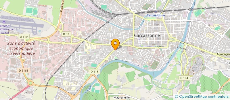 localisation de l'entreprise ESPACE PLUS à CARCASSONNE