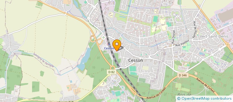 localisation de l'entreprise ESPACE PLUS  CESSON