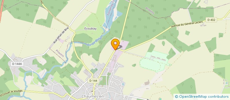 localisation de l'entreprise ESPACE PLUS  CHAUMES-EN-BRIE