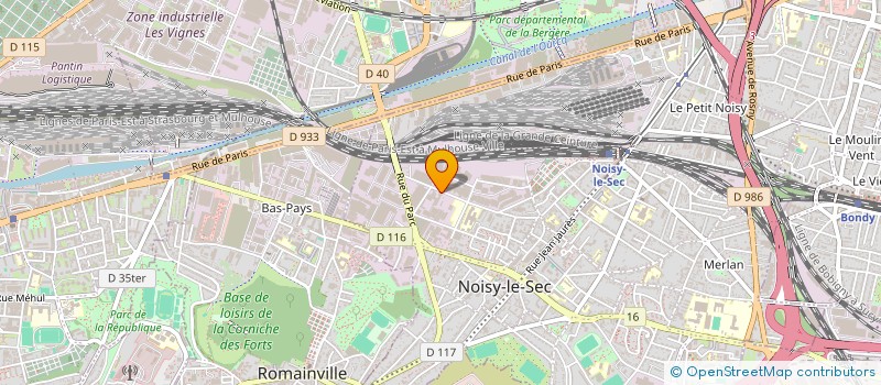 localisation de l'entreprise ESPACE PLUS ENERGIES à NOISY-LE-SEC
