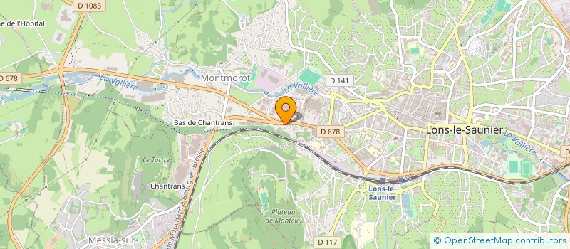 localisation de l'entreprise ESPACE POELES SCANDINAVES  MONTMOROT