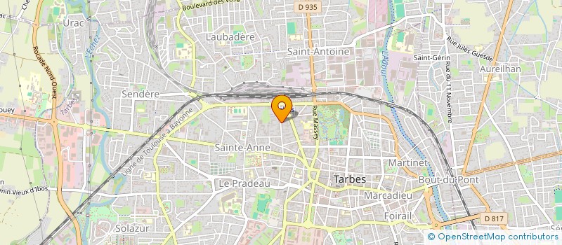 localisation de l'entreprise ESPACE POLYVALENT MULTIMEDIA  TARBES