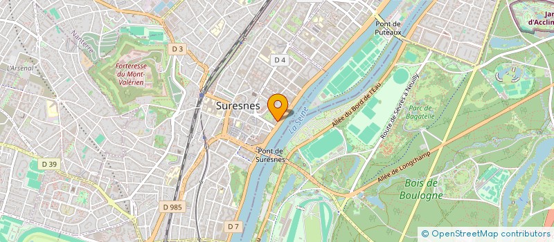 localisation de l'entreprise ESPACE POSEURS 92 à SURESNES