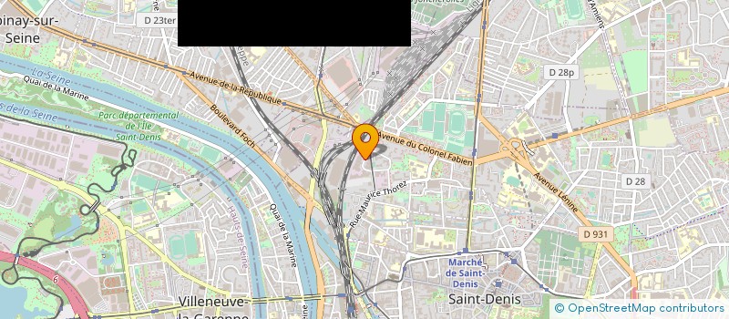 localisation de l'entreprise ESPACE POTERIE BELLEVILLE à SAINT-DENIS