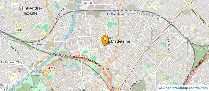 localisation de l'entreprise ESPACE POUR LE PILOTAGE ET LES ECHANGES à LA MADELEINE