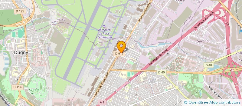 localisation de l'entreprise ESPACE PRIMEUR 93 à DUGNY