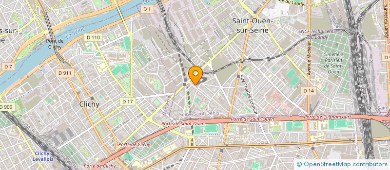 localisation de l'entreprise ESPACE PRINT à SAINT-OUEN-SUR-SEINE