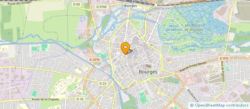 localisation de l'entreprise ESPACE PRINTEMPS  BOURGES