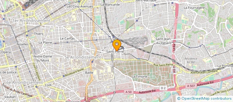 localisation de l'entreprise ESPACE PROTECTION à MARSEILLE