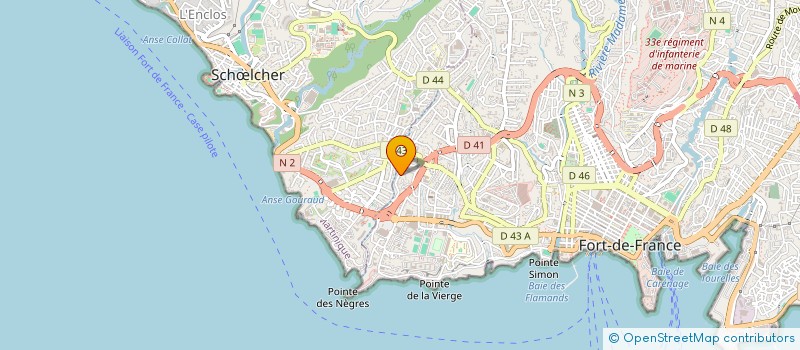 localisation de l'entreprise ESPACE PSY PLUS à FORT DE FRANCE
