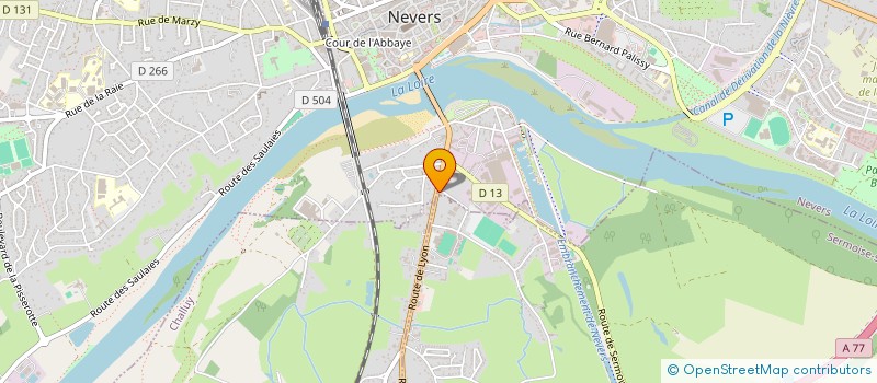 localisation de l'entreprise ESPACE PYGMALION à NEVERS