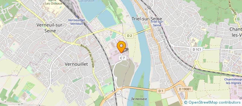 localisation de l'entreprise ESPACE QUADRI à VERNOUILLET