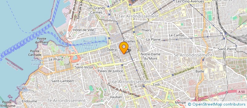localisation de l'entreprise ESPACE QUALI-GRAPHIE à MARSEILLE