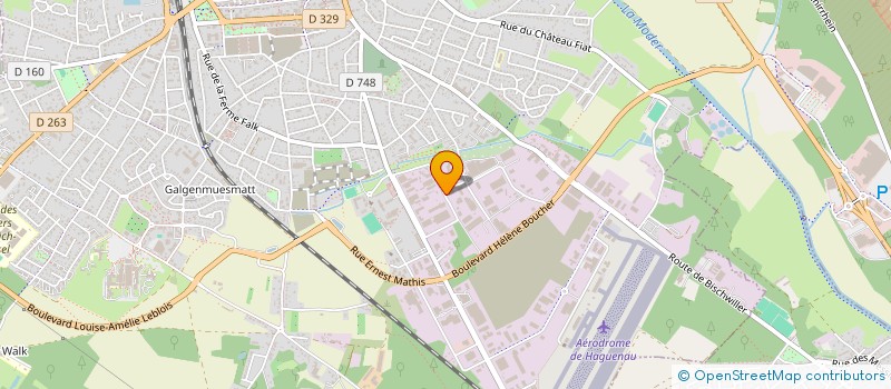localisation de l'entreprise ESPACE RANDONNEE CARNET DE VOYAGES à HAGUENAU