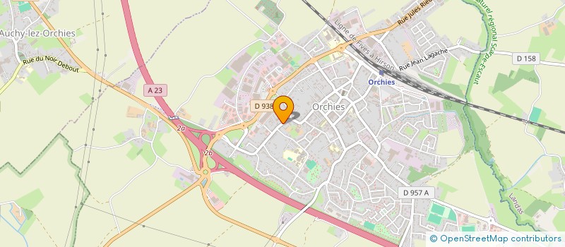 localisation de l'entreprise ESPACE REEDUCATION DU PEVELE  ORCHIES