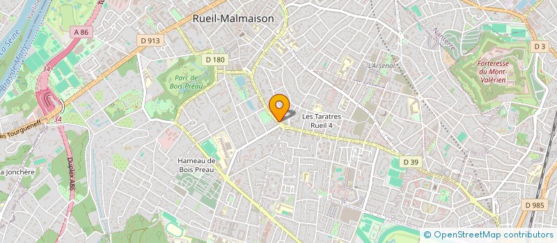 localisation de l'entreprise ESPACE REGION PARIS EST à RUEIL-MALMAISON