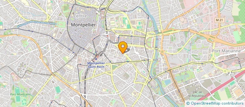 localisation de l'entreprise ESPACE RENAISSANCE à MONTPELLIER
