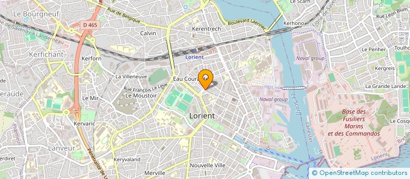localisation de l'entreprise ESPACE RENCONTRES à LORIENT