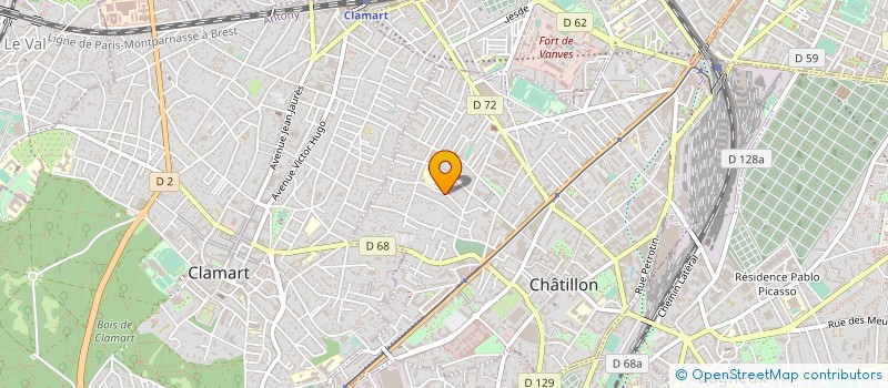 localisation de l'entreprise ESPACE RENO EURL à CHATILLON