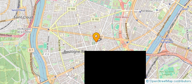localisation de l'entreprise ESPACE RENOVATION à BOULOGNE-BILLANCOURT