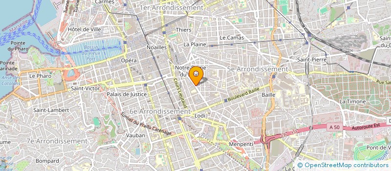 localisation de l'entreprise ESPACE RENOVATION à MARSEILLE