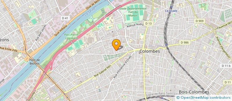 localisation de l'entreprise ESPACE RENOVATION CONFORT  COLOMBES