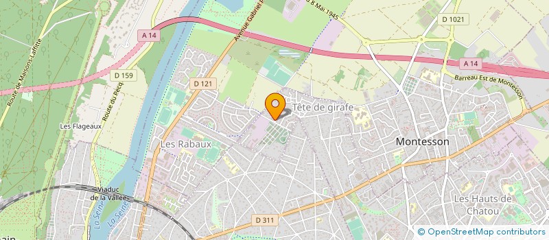 localisation de l'entreprise ESPACE RENOVATION SARL à CHATOU