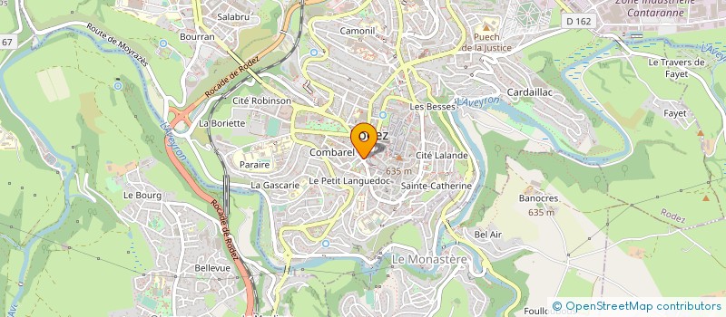 localisation de l'entreprise ESPACE REPAS LE FOCH à RODEZ