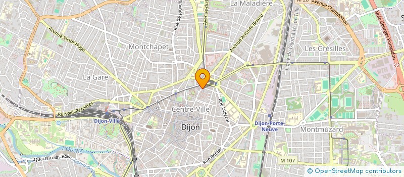 localisation de l'entreprise ESPACE REPRO à DIJON