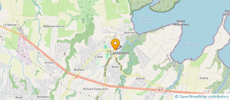 localisation de l'entreprise ESPACE REPROGRAPHIE EMBALLAGE SERVICES  LAMENTIN