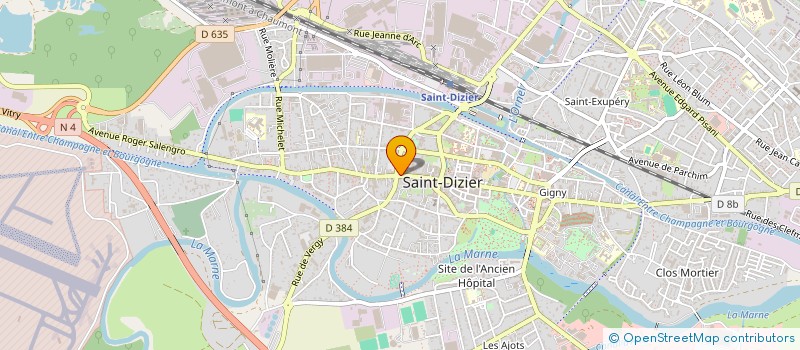 localisation de l'entreprise ESPACE REPUBLIQUE FERMETURES à SAINT-DIZIER