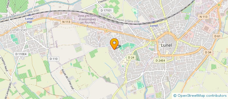 localisation de l'entreprise ESPACE REUSSITE ET BONHEUR à LUNEL