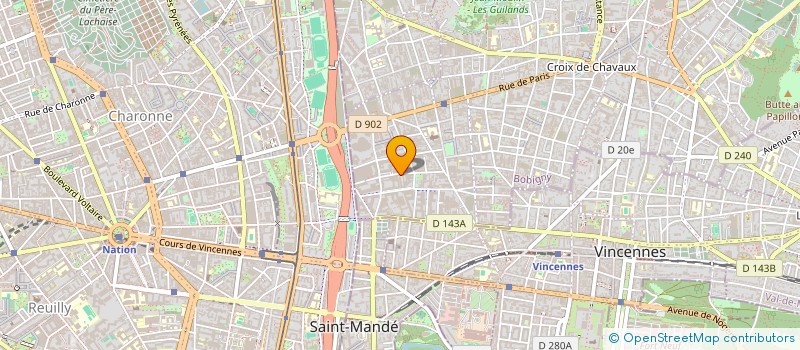 localisation de l'entreprise ESPACE ROYAL à MONTREUIL