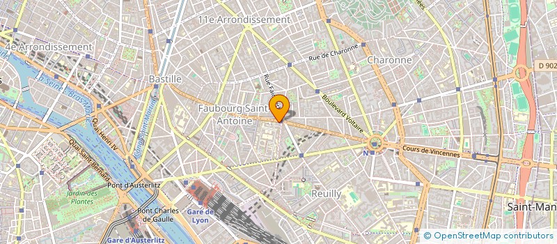 localisation de l'entreprise ESPACE SAINT ANTOINE  PARIS 12