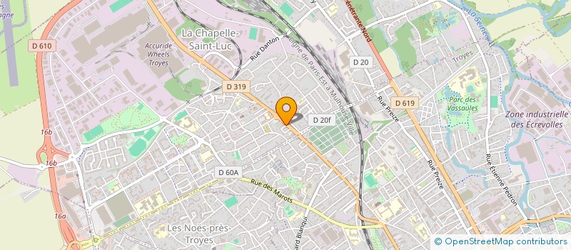 localisation de l'entreprise ESPACE SALENGRO à LA CHAPELLE-SAINT-LUC