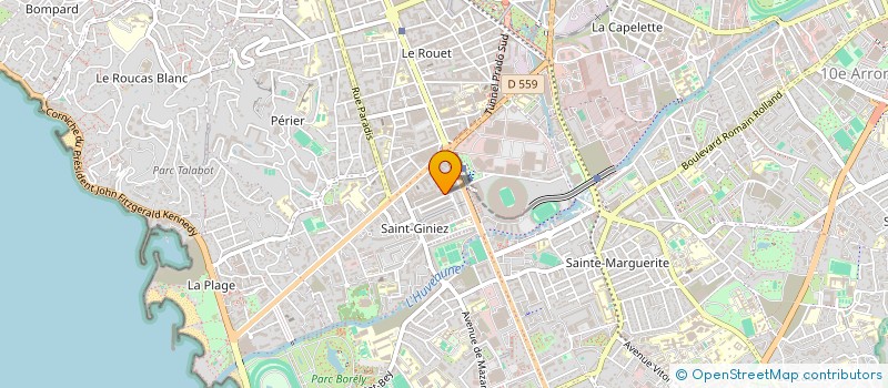 localisation de l'entreprise ESPACE SALON à MARSEILLE