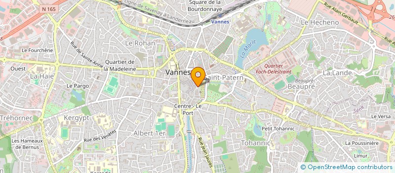 localisation de l'entreprise ESPACE SANTE à VANNES