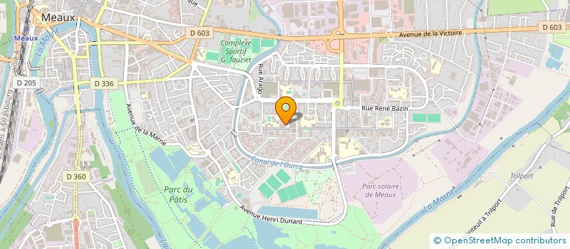 localisation de l'entreprise ESPACE SANTE DE LA MARNE à MEAUX