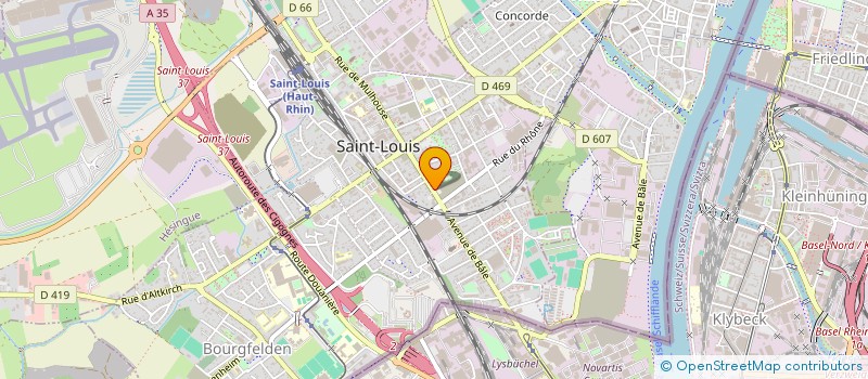 localisation de l'entreprise ESPACE SANTE DIETETIQUE à SAINT-LOUIS