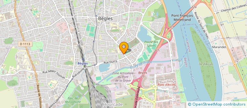 localisation de l'entreprise ESPACE SANTE FEMMES ET ENFANTS à BEGLES