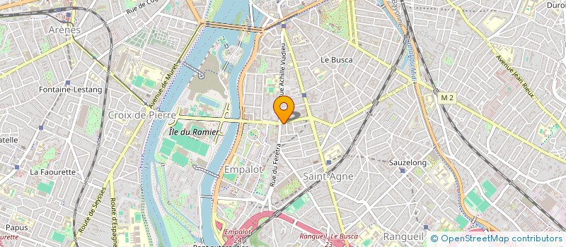 localisation de l'entreprise ESPACE SANTE FORME'S DU 40  TOULOUSE