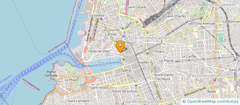 localisation de l'entreprise ESPACE SANTE LA SPIRALE à MARSEILLE