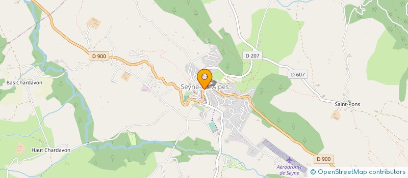 localisation de l'entreprise ESPACE SANTE SEYNOIS  SEYNE
