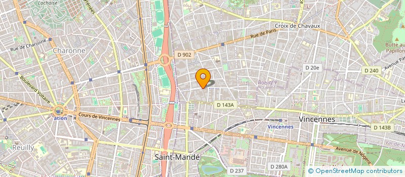 localisation de l'entreprise ESPACE SANTE VALMY à MONTREUIL