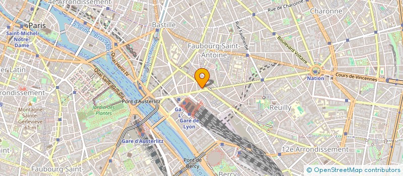 localisation de l'entreprise ESPACE SCANNER PARIS EST DIDEROT à PARIS