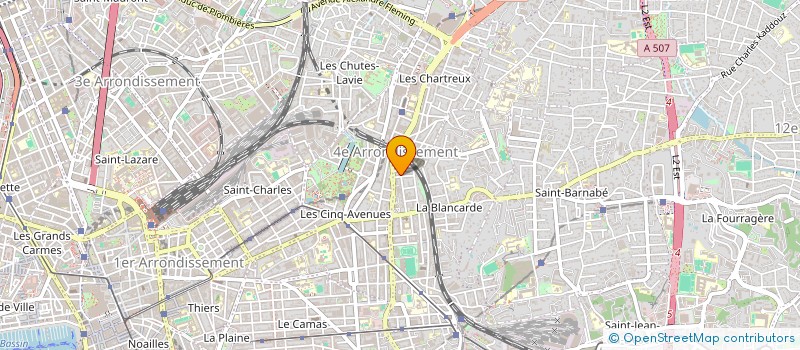 localisation de l'entreprise ESPACE SCOL ' AIRE à MARSEILLE