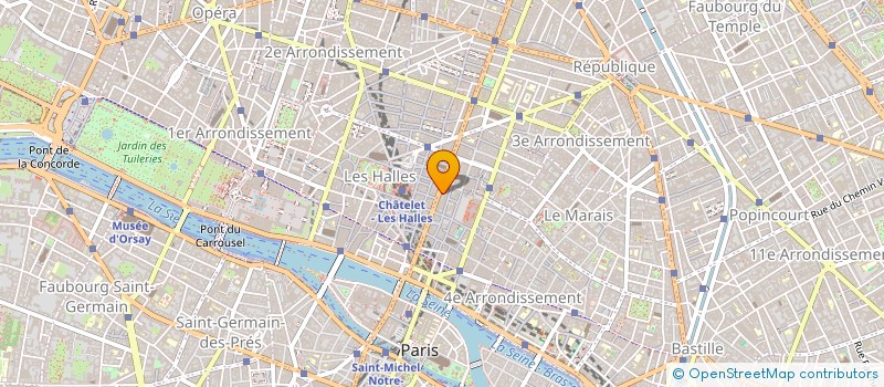 localisation de l'entreprise ESPACE SEINE  PARIS