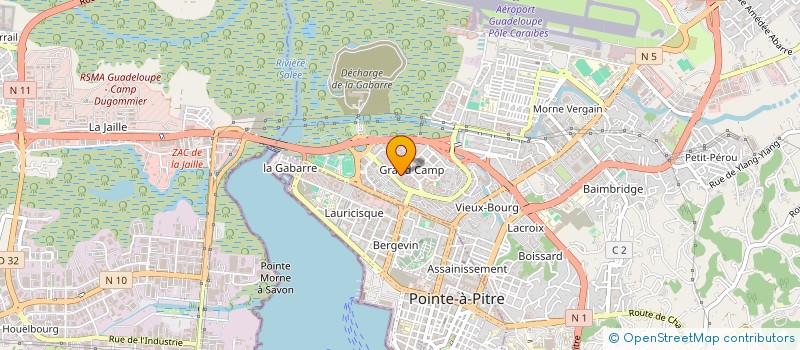 localisation de l'entreprise ESPACE SEMAG GRAND-CAMP à LES ABYMES